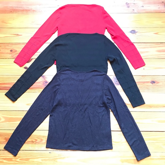 Avalin and Susan Bristol Black Red Navy Sweater Bundle, EUC, S - Picture 3 of 15